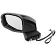 Driver Side Mirror, Power Adjust, Heated, Manual Folding, Paintable, In-housing Signal Light, No Memory, No Puddle Light, No Auto-Dim, With Blind Spot Glass