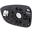 Passenger Side Mirror Glass, Non-Heated, With Blind Spot Detection in Glass
