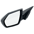 Driver Side Mirror, Power Adjust, Non-Heated, Manual Folding, Paintable, No Signal Light, No Memory, No Puddle Light, No Auto-Dim, No Blind Spot Feature