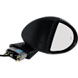 Passenger Side Mirror, Power Adjust, Heated, Manual Folding, Paintable, In-housing Signal Light, No Memory, No Puddle Light, No Auto-Dim, With Blind Spot Detection in Glass