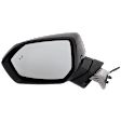 Driver Side Mirror, Power Adjust, Heated, Manual Folding, Paintable, In-housing Signal Light, No Memory, No Puddle Light, No Auto-Dim, With Blind Spot Detection in Glass