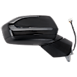 Passenger Side Mirror, Power Adjust, Heated, Manual Folding, Paintable, In-housing Signal Light, No Memory, No Puddle Light, No Auto-Dim, With Blind Spot Detection in Glass