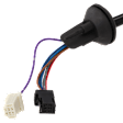 Driver Side Mirror, Power, Manual Folding, Heated, Textured Black, In-housing Signal Light, No Memory, No Puddle Light and Auto-Dimming, With BSD in Glass, With Side Object Sensor