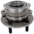 Front, Driver or Passenger Side Wheel Hub, 5 Lugs, With Bearing