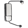 Driver Side Mirror, Power Adjust, Heated, Paintable, With CB Cable