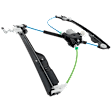 Front, Driver Side Power Window Regulator, With Motor