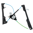 Front, Driver Side Power Window Regulator, With Motor