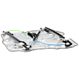 Front, Passenger Side Power Window Regulator, With Motor