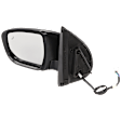 Driver Side, Mirror, Power Adjust, Non-Heated, Manual Folding, Paintable