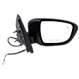 Passenger Side Mirror, Power Adjust, Non-Heated, Manual Folding, Paintable, No Signal Light, No Memory, No Puddle Light, No Auto-Dim, With Blind Spot Detection in Glass