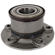 Rear, Driver or Passenger Side Wheel Hub, 5 Lugs, With Bearing, FWD