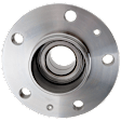 Rear, Driver or Passenger Side Wheel Hub, 5 Lugs, With Bearing, FWD