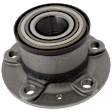 Rear, Driver or Passenger Side Wheel Hub, 5 Lugs, With Bearing, FWD