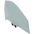 Front, Passenger Side Door Glass, Green Tint, With Clip, Replaces NAGS No. FD23996GTY