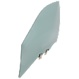 2009 Buick Lucerne - Front, Driver Side Door Glass, Green Tint, DD11052GTY