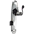 Rear, Passenger Side Power Window Regulator, With Motor