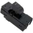 Front or Rear, Driver or Passenger Side Window Switch, Black