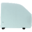 Front, Driver Side Door Glass, Green Tint, With Clip, Replaces NAGS No. DD08942GTY