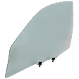 Front, Driver Side Door Glass, Green Tint, With Clip, Replaces NAGS No. DD09644GTY