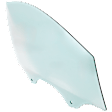Front, Passenge Side Door Glass, Green Tint, Replaces NAGS No. DD12777GTN