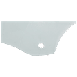 Rear, Driver Side Door Glass, Green Tint, Replaces NAGS No. DD12661GTN