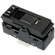 2011-2016 Chrysler 200 - Front, Passenger Side Window Switch, Black, 2-Button, 8 Blade, Without Auto Down Switch