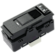 2011-2016 Chrysler 200 - Front, Passenger Side Window Switch, Black, 2-Button, 8 Blade, Without Auto Down Switch