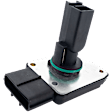 Mass Air Flow Sensor, 4.6L/5.4L Engines, without Housing, 4-Prong Blade Male Terminal; 1 Female Connector