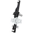 Front, Driver Side Power Window Regulator, With Motor