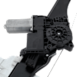 Front, Driver Side Power Window Regulator, With Motor