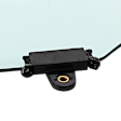 Rear, Driver Side Door Glass, Green Tint, With Clip, 4-Door, Sedan, Replaces NAGS No. FD25115GTY