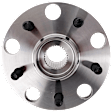 Rear, Driver or Passenger Side Wheel Hub, With Bearing, 5 x 4.5 in. Bolt Pattern