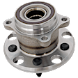 Rear, Driver or Passenger Side Wheel Hub, With Bearing, 5 x 4.5 in. Bolt Pattern