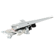 Rear, Driver Side Power Window Regulator, With Motor