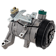 A/C Compressor With Clutch, 6-Groove Pulley