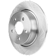 Rear, Driver or Passenger Side Brake Disc, Plain Surface, Solid, 5 Lugs, 11.02 in. Outside Disc Diameter, Pro-Line Series