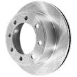 Rear, Driver or Passenger Side Brake Disc, Plain Surface, Vented, 8 Lugs, Pro-Line Series