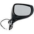 Passenger Side Mirror, Power Adjust, Non-Heated, Manual Folding, Textured Black, No Signal Light, No Memory, No Puddle Light, No Auto-Dim, No Blind Spot Feature