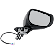 Passenger Side Mirror, Power Adjust, Non-Heated, Manual Folding, Textured Black, No Signal Light, No Memory, No Puddle Light, No Auto-Dim, No Blind Spot Feature