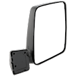 1995 Suzuki Samurai - Driver Side Mirror, Manual Adjust, Non-Heated, Textured Black, Manual Folding, No Signal Light, No Blind Spot Feature, No Memory, No Puddle Light, No Auto-Dimming
