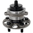 Rear, Driver or Passenger Side Wheel Hub, 5 Lugs, With Bearing, FWD