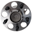 Rear, Driver or Passenger Side Wheel Hub, 5 Lugs, With Bearing, FWD