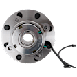 Front, Driver or Passenger Side Wheel Hub, 4-Wheel ABS, From 03/08/1999, with Dual Rear Wheels (DRW), with 13 (mm) Thick Hub Flange