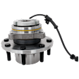 Front, Driver or Passenger Side Wheel Hub, 4-Wheel ABS, From 03/08/1999, with Dual Rear Wheels (DRW), with 13 (mm) Thick Hub Flange