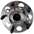 Rear, Driver or Passenger Side Wheel Hub, 5 Lugs, With Bearing