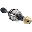 Front, Driver Side Axle Assembly, Standard Duty
