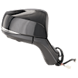 Passenger Side Mirror, Power Adjust, Heated, Manual Folding, Paintable, In-housing Signal Light, With Memory, With Puddle Light, No Auto-Dim, With Blind Spot Detection in Glass