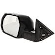 Driver Side Mirror, Power Adjust, Heated, Manual Folding, Textured Black, In-housing Signal Light, No Memory, No Puddle Light, No Auto-Dimming, With Blind Spot Detection in Glass