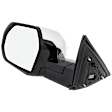 Driver Side Mirror, Power Adjust, Heated, Manual Folding, Chrome, In-housing Signal Light, No Memory, No Puddle Light, No Auto-Dim, With Blind Spot Light in Housing
