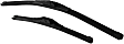 92-2817 Front, Driver and Passenger Side Edge Series Wiper Blade, Frameless Driver